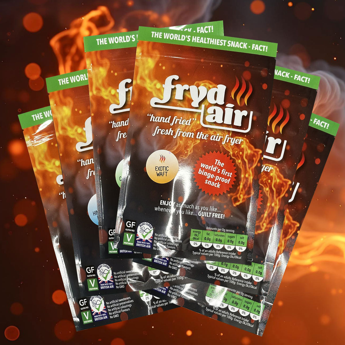 Fryd Air Multipack - Six Flavours, Infinite Nothingness
