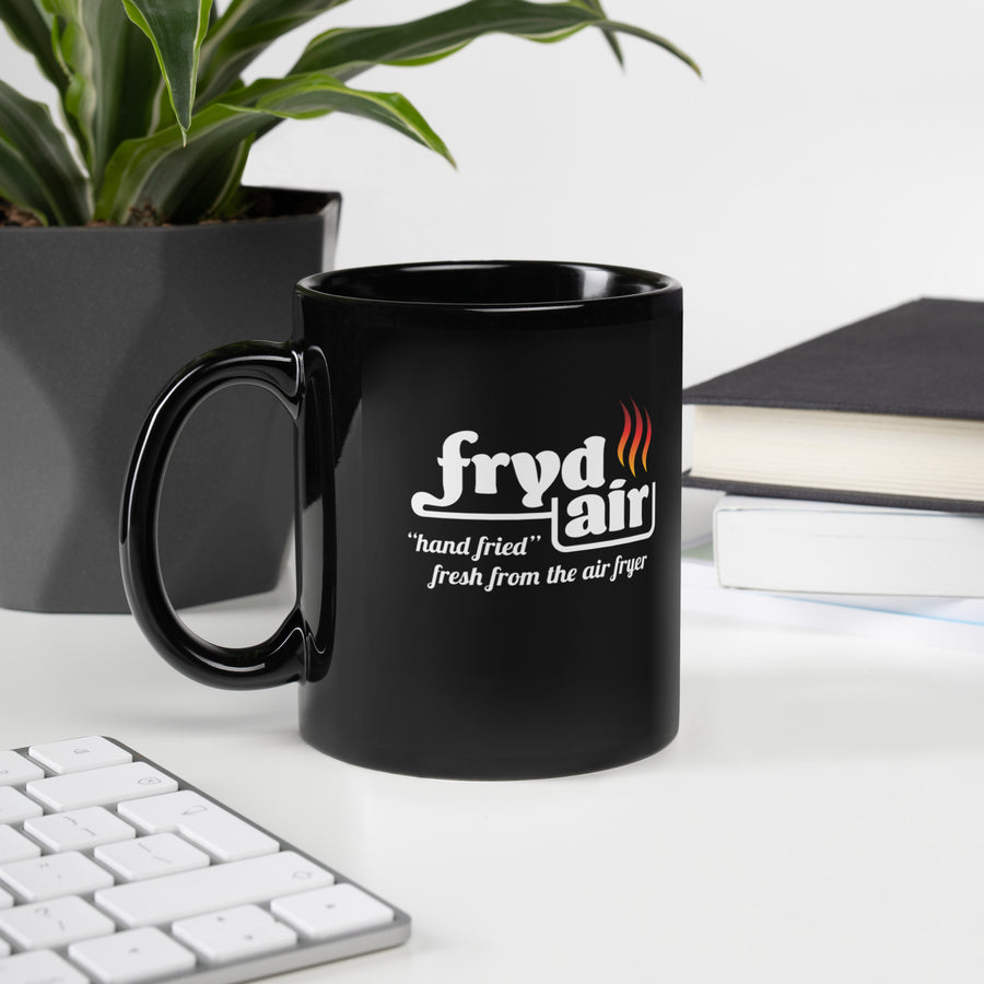 Fryd Air Black Glossy Mug
